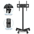 Rolling TV Stand Cart for TVs up to 60 inch Compatible with Apple TV