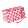 thumbnail image 3 of Esterilla de picnic, almohadilla de playa, portátil, ligera, multiusos, bolsa de hombro, manta de parque, esterilla de arena para césped, interior, Rojo y, 3 of 8