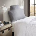 thumbnail image 2 of Pemberly Row Cotton Canvas Oversized Headboard Pillow in Gray, 2 of 3