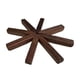 thumbnail image 3 of Salvamanteles de madera, tapete de madera para mesa, almohadilla resistente al calor, posavasos plegable para platos, soportes para ollas calientes, nuez, 3 of 9