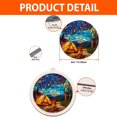 thumbnail image 2 of Starry Camp Fire Stained Glass Suncatcher Ornament – Ornament Gift for Family, Friends, Men & Women, Christmas 2025 Keepsake, 2 of 6