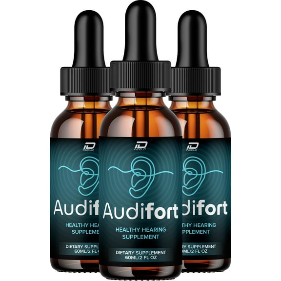 Audifort Pro Healthy Ear Support Supplement – Audifort Pro Ear Ringing Relief, Audifort Pro for Hearing Support, 3 Pack, 3 Month Supply