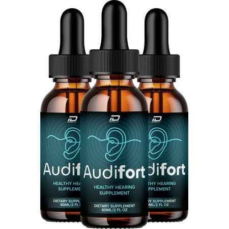 Audifort Pro Healthy Ear Support Supplement – Audifort Pro Ear Ringing Relief, Audifort Pro for Hearing Support, 3 Pack, 3 Month Supply