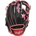 thumbnail image 2 of Rawlings R9 11.5-Inch Infield Glove | 200 Pattern | RHT | Black/Pink, 2 of 2