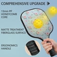 thumbnail image 4 of Pickleball Paddles Set,Pioneer Flower Floral Print Pattern Fiberglass Surface Pickleball Racket Set with 2 Indoor Outdoor Pickleball Balls and Pickleball Bag,Pickle-ball Equipment, 4 of 6
