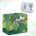 thumbnail image 4 of HELLHERO Sewing Machine Cover Tropical Leaf Jungle Dustproof Front Pocket Polyester Material Daily Uses, 4 of 8