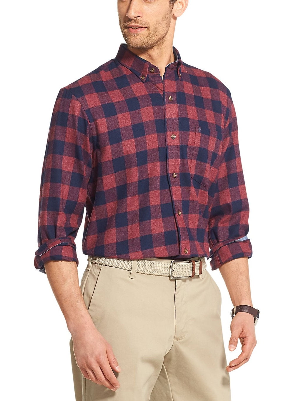 HiLY Mens Cotton Plaid Shirts Long Sleeve Button Down Shirt Regular Fit 3 Colors HiLY Mens Cotton Plaid Shirts Long Sleeve Button Down Shirt Regular Fit 3 Colors