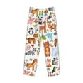 thumbnail image 4 of Easygdp Animal Cartoon Style Men's Pajama Pant, Sleep Elastic Waistband Lounge Pants - Large, 4 of 9
