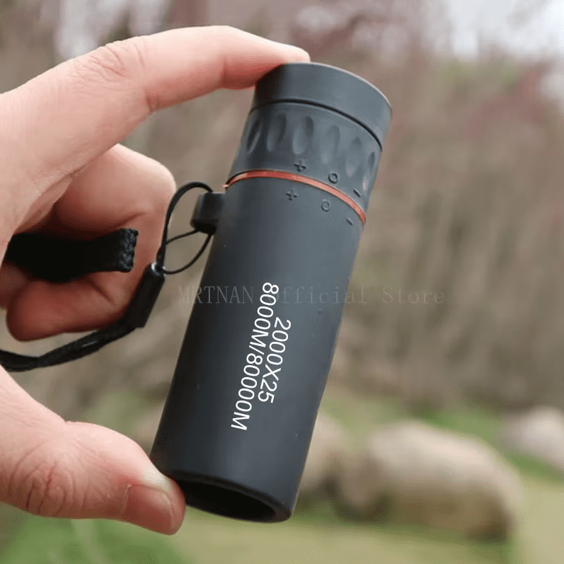 2000x25 Monocular Telescope Mini Portable HD Night Vision Binocular Waterproof Outdoor Camping Climbing Birdwatching Telescopes