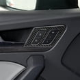 thumbnail image 4 of Real Bright Soft Car Interior Carbon Fiber Sticker Decoration4Pcs For Audi Q5 2018-2021 Carbon Fiber Interior Door Handle Frame CoverAuto Car Protection Interior Accessories, 4 of 8