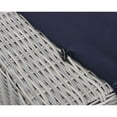 thumbnail image 5 of Conway Sunbrella Outdoor Patio Wicker Rattan Ottoman, 5 of 7