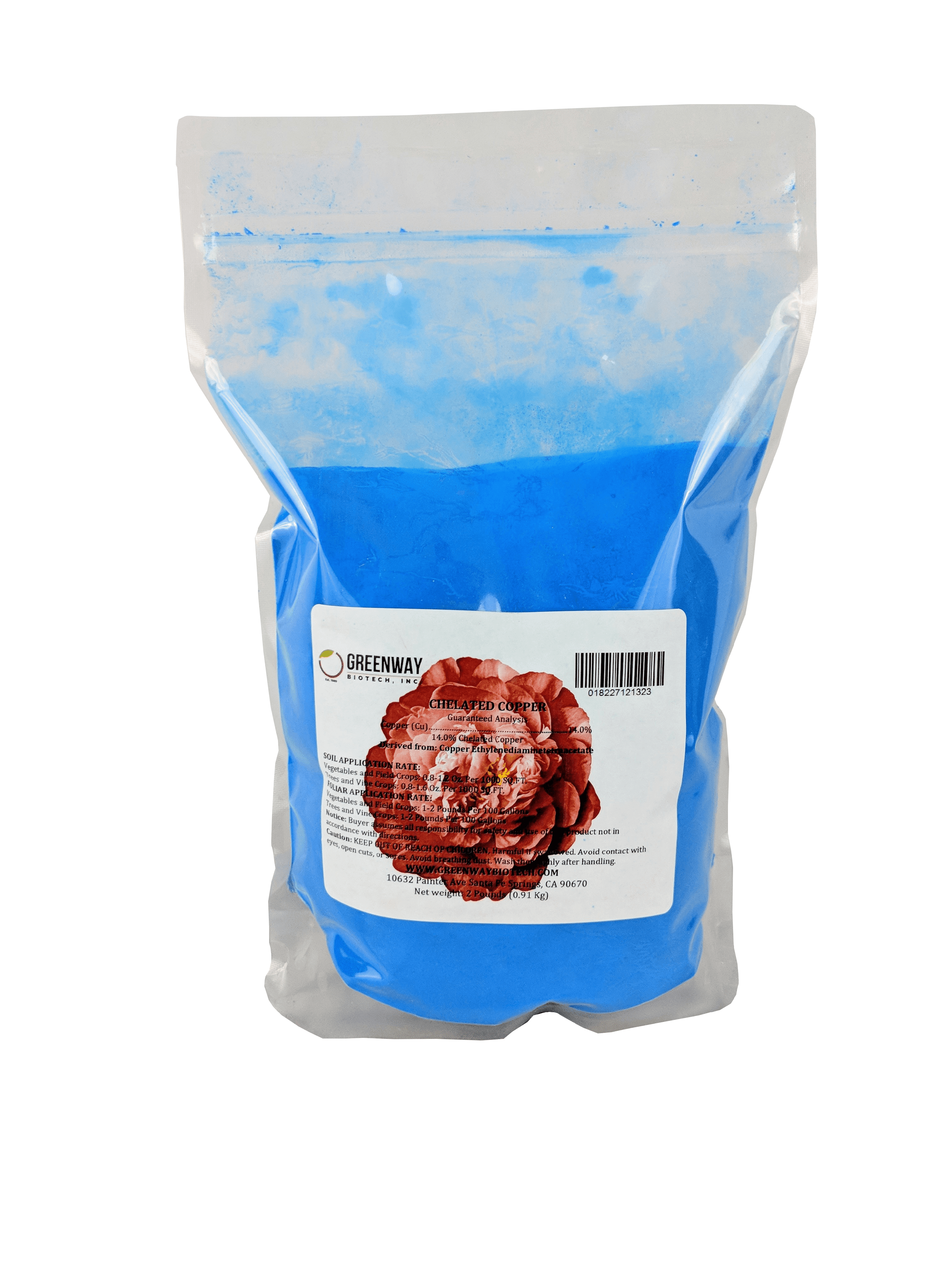 Chelated Copper EDTA Fertilizer 14 Copper Hydroponics & Soil Suitable