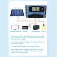 thumbnail image 4 of Contrôleur de Charge Solaire 12V/24V, Régulateur de Panneau Solaire 30A/50A/80A/100A PWM, Contrôleur de Charge Intelligent MPPT, Double USB DC Rechargeable, 4 of 7