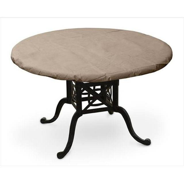 KoverRoos 37421 KoverRoos III 41 in. Couverture de Table Ronde & 44; Taupe - 41 Dia in.