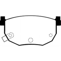 EBC 99-01 Hyundai Elantra 2.0 Greenstuff Rear Brake Pads