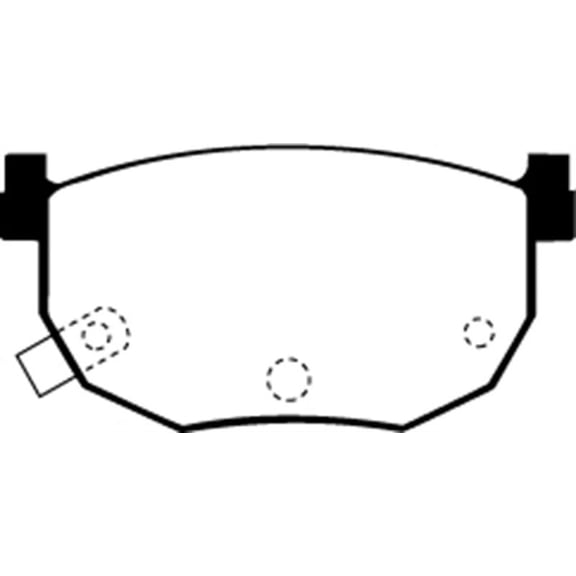 EBC 99-01 Hyundai Elantra 2.0 Greenstuff Rear Brake Pads