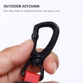 thumbnail image 4 of Cuerda De Hebilla Fácil De Tirar. Llavero de cuerda con hebilla fácil de tirar, anillo retráctil antipérdida (negro rojo) Sywqhk Para Estrenar, 4 of 8