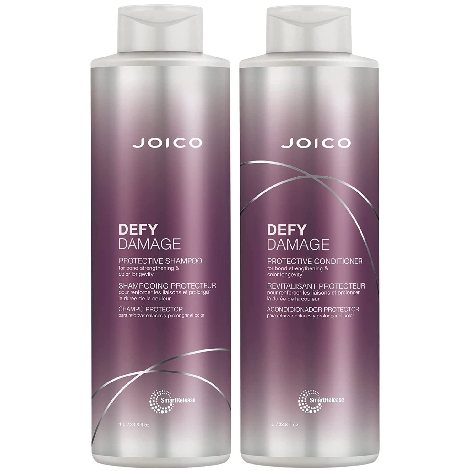 Joico Defy Damage Protective Shampoo and Conditioner, 1 l / 33.8 fl. oz