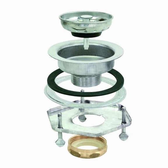 Sim Supply Sink Drain,4 1/2 in Dia,SS  30013