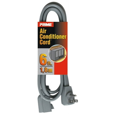 Prime Indoor 6 ft. L Gray Extension Cord 14/3 SPT-3