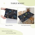 thumbnail image 6 of YFYANG 5FT Rectangular Table Cloth, Waterproof Polyester Vintage Abstract Floral Table Cover, Indoor Outdoor Decorative Tablecloths with Elastic Edge, 6 of 8