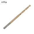 thumbnail image 3 of Uxcell 4 Pack Mini Twist Drill Bit 2mm Micro Engraving Drill Bits High-Speed Steel 2.35mm Shank Titanium Coated, 3 of 5