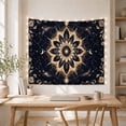 thumbnail image 5 of Celestial Mandala Against Starry Night Sky Mystical Boho for Space Lovers, Cosmic Home Art Housewarming Gift Tapestry Wall Hanging for Bedroom and Living Room, 5 of 7