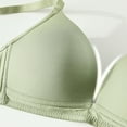 thumbnail image 5 of Bigersell Push up Bra for Women New 2pc Ladies Seamless Comfortable No Underwire Thin Style Breathable Gathering Bra Woman Underwear Cami Bra Style F-53 Green S, 5 of 8