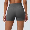 thumbnail image 4 of Chbgutlmr Yoga Shorts for Women Summer Breathable Skinny Butt Lifting Crisscross Athletic Short Leggings, 4 of 9
