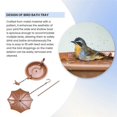 thumbnail image 3 of Hanging Bird Bath Hanging Bird Feeder Metal Bird Baths for Ourdoors Hanging Tray Bird Bath Tray or Bird Water B, 3 of 5