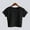 A1-Black, variant on Womens Short Sleeve Shirts Fitted Scoop Neck Crop Tops Versatile Inner Top Round Neck Fitted Plain T Shirts Tight Shirts Tees Bottoming Top Womans Tops A2-Black S