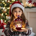 thumbnail image 5 of Harlier Musical Snow Globe Lantern with Timer, Lighted USB/Battery Operated Swirling Singing Water Glittering Lantern, Snow Globes Lantern for Adults and Kids Christmas Decoration, 5 of 6