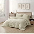 thumbnail image 2 of Chezmoi Collection Breeze 2-Piece 100% Cotton Muslin Twin XL Comforter Set, Natural Color Soft Washed Cotton Gauze Comforter, Lightweight Breathable Bedding for All Season, 2 of 9