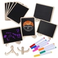 thumbnail image 1 of 1 Ensemble Tableau Noir Mini Tableau Noir Panneaux Petit Tableau Noir Tableau de Table Tableau de Messages Notes de Cuisine Tableau Noir, 1 of 8