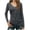 Dark Gray, variant on Vivianyo HD Women's V-Neck Long Sleeve Tunic Top, Casual Solid Tee for Women Everyday Wear, Women's Beige, Sizes S-2XL