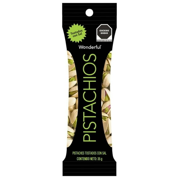Pistaches Wonderful tostado y salado 35 g