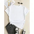 thumbnail image 3 of 【New Arrival】Blessed Rainbow Gradient Script Letter Graphic T-Shirt, Women’s Inspirational Faith Casual Short Sleeve Tee, 3 of 10