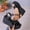 #0248-Black, variant on Xucatan Women's Patent Leather Wedge Sandals, Peep Toe Double Strap Slides with Espadrille Sole, Adjustable Ankle Buckle Platform Heels, Versatile Summer Party Footwear Gift