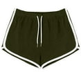 thumbnail image 2 of Xugsiok Dolphin Shorts for Women Summer Booty Athletic Gym Sports Shorts for Yoga Running Soft Comfy Plus Size Workout Shorts Breathable Elastic Drawstring Shorts, 2 of 7