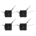 thumbnail image 1 of Miangastore Clock Making Parts Black Plastic Square Shape For Home Decoration 4Pcs 2.2X2.2X0.6In, 1 of 8