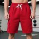 thumbnail image 4 of Ceisia Men's Spring Summer Fitness Shorts - Drawstring Gift Frenulum Multiple Pockets Breathable Running Five-Point Pants, 4 of 9