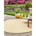 thumbnail image 3 of Jill Zarin Outdoor Collection Area Rug - Costa Rica (7' 10" x 10' Oval Yellow Ivory/Ivory), 3 of 11