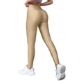 thumbnail image 2 of Celsior Cellulite Leggings Fitness Sport Pants Workout Yoga Pants No Curling Lift Pants Pants for Workout Running Athletic 3D Anti Cellulite Leggings for Women Anti Cellulite Leggings Khaki L, 2 of 7