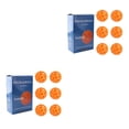 thumbnail image 1 of Yuarrent Juego de 6 piezas para exteriores Pickleball 40 agujeros PE Pickle Balls Kit surtido Naranja 2Conjunto, 1 of 6