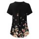 thumbnail image 4 of Tops de manga corta de uniforme de enfermería con estampado cruzado y cuello en V a la moda para mujer Fridja  hjk3850, 4 of 4