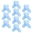 thumbnail image 4 of Comfortable 10 Pairs Disposable Slippers For Guests Hotel Supplies Blue Non-slip Indoor Shoes, 4 of 5