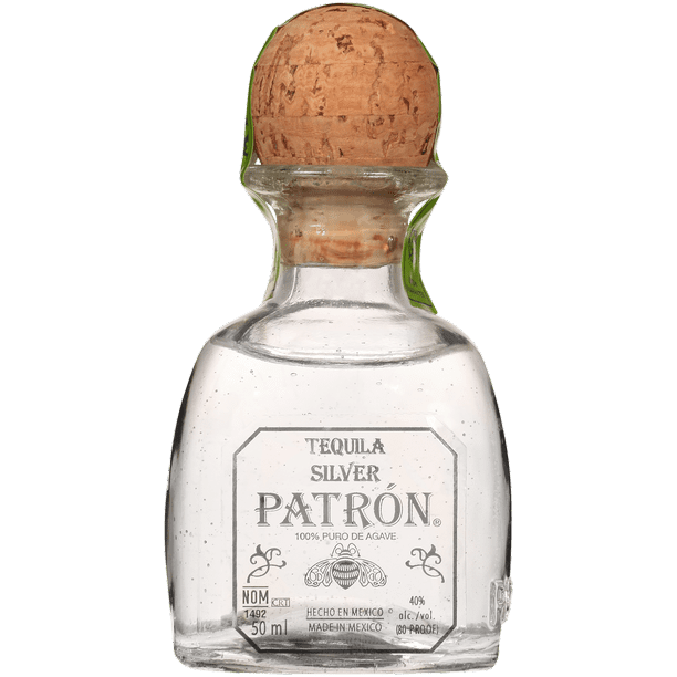 Patron Silver Tequila 40 50ml Walmart Com Walmart Com