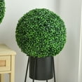thumbnail image 6 of HOMCOM 2 Pack Artificial Tree Boxwood Topiary Balls for Home Decor, 6 of 9