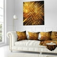 thumbnail image 3 of Designart Golden Mosaic Texture - Abstract Throw Pillow - 16x16, 3 of 5