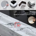thumbnail image 5 of Kitchen & Bath Tape Caulk Strip, PVC Self Adhesive Waterproof Caulking Sealing Tape, Decorative Sealant Trim for Kitchen Sink Toilet Bathroom Shower and Bathtub, 1.5'' x 10.5' (Cracks on White,1PC), 5 of 9